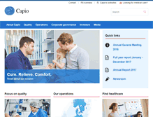 Tablet Screenshot of capio.com