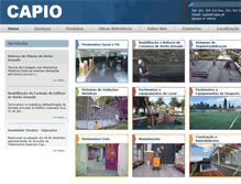 Tablet Screenshot of capio.pt