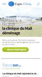 Mobile Screenshot of clinique-mail.capio.fr